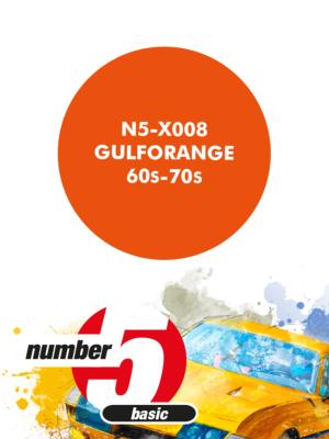 PEINTURE POUR AEROGRAPHE ORANGE GULF 60' 70' - NUMBER FIVE- N5-X008