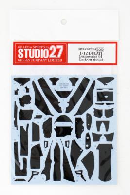 1/12 DESMOSEDICI 2004 CARBON DECAL - STUDIO27 - CD12004