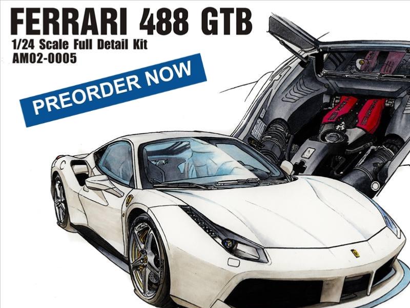 124 Kit Ferrari 488 Gtb Alpha Model Am02 0005