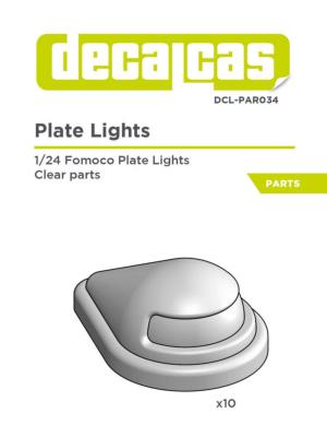 1/24 FOMOCO PLATE LIGHTS- DECALCAS - DCL-PAR034