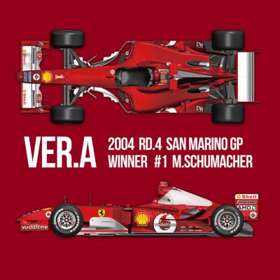 1/12 maquette en kit - Ferrari F2004 GP san marino - model factory hiro K867