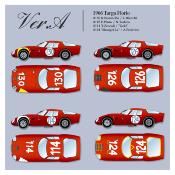 1/12 maquette en kit - ALFA ROMEO TZ 2 TARGA FLORIO 1966 - model factory hiro K849 - PRECOMMANDE