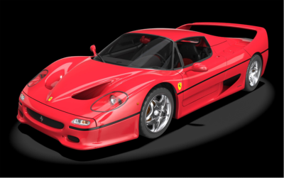 1/8 Maquette en kit FERRARI F50 ROSSO CORSA - POCHER - POC-HK62
