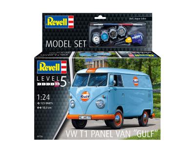 1/24 Maquette VW T1 VAN GULF avec peintures et colle - Revell - REV67726