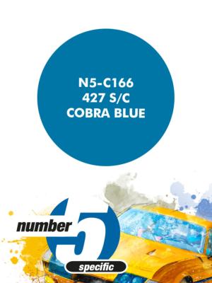 PEINTURE POUR AEROGRAPHE BLEU 427 S/C COBRA -30 ML - NUMBER FIVE- N5-C166